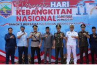 Upacara Harkitnas ke-117 di Kotabaru mengangkat tema ‘Bangkit Bersama Wujudkan Indonesia Kuat’ sebagai refleksi semangat nasionalisme.