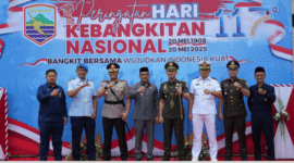 Upacara Harkitnas ke-117 di Kotabaru mengangkat tema ‘Bangkit Bersama Wujudkan Indonesia Kuat’ sebagai refleksi semangat nasionalisme.