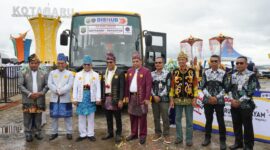 Simbol komitmen pelayanan publik, Bupati Kotabaru resmikan angkutan perintis yang menghubungkan Kotabaru hingga Sengayam.