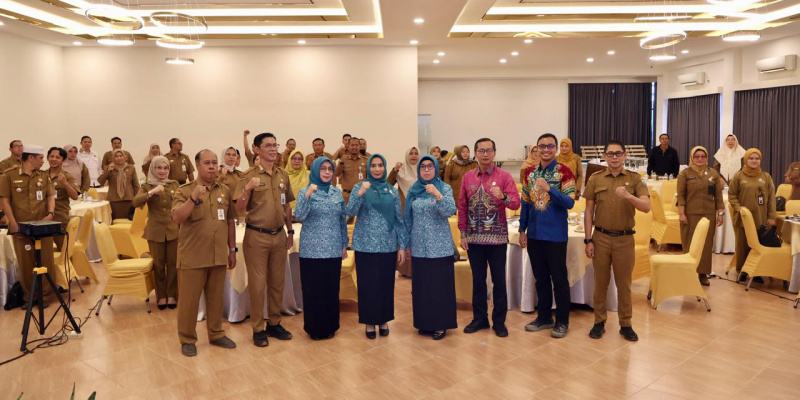 Tim Pembina Posyandu Kabupaten Kotabaru bersinergi untuk meningkatkan kualitas layanan dasar masyarakat. 