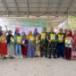 Komandan Kodim 1004/Kotabaru, Letkol Inf Cecep Cahyadi, S.E., M.I.Pol., bersama masyarakat saat Gerakan Pangan Murah sambut HUT TNI ke-80.