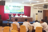 Kegiatan Monitoring dan Evaluasi Program Jaminan Kesehatan Nasional (JKN) Tahun 2025 digelar di Ballroom Hotel Grand Surya Kotabaru, Rabu (8/10/2025).