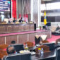 Ketua DPRD Kotabaru, Suwanti, pimpin sidang paripurna laporan hasil reses tahap II tahun 2025 di ruang rapat utama DPRD.