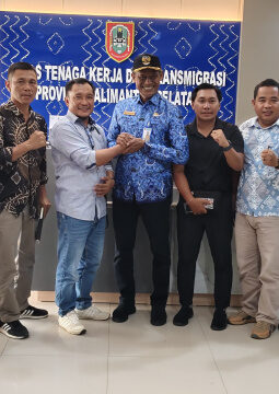 Temui Disnakertrans Kalsel, Ini 6 Isu Strategis yang Dibawa K-SERBUSAKA dan GEBRAKSI